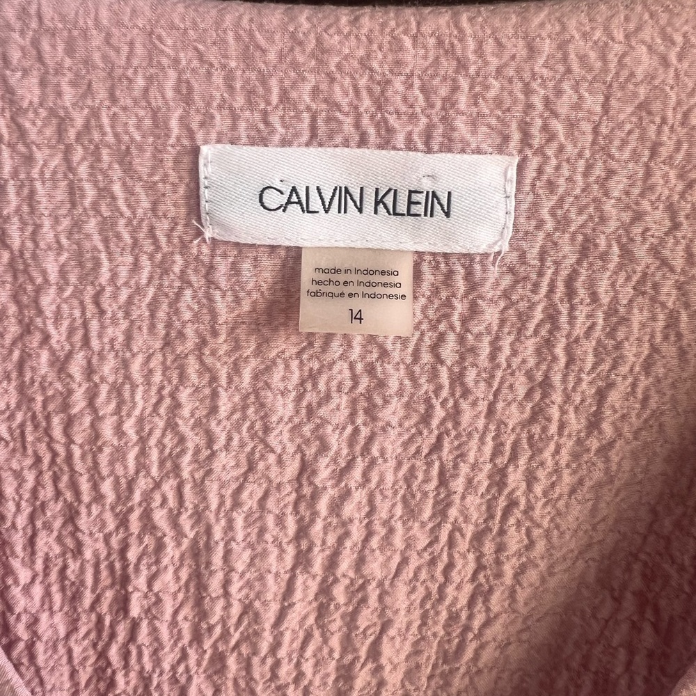 Elegant Pink V-Neck Dress - Picture 4 of 4